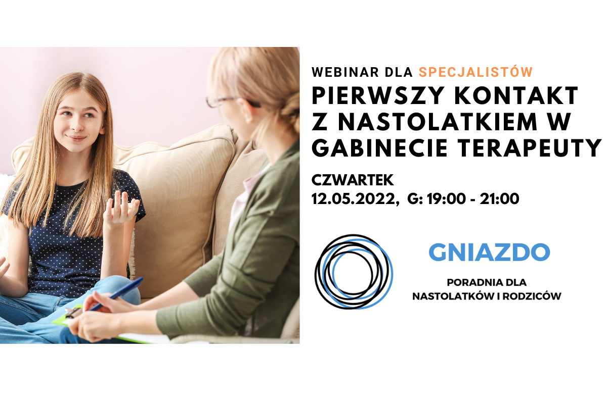 Pierwszy kontakt z nastolatkiem w gabinecie terapeuty – 26.10.2023